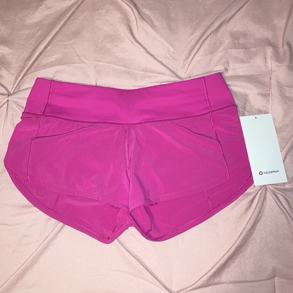 lululemon athletica Pants - NWT Sonic Pink Lululemon Speed Up Low-Rise Short 2.5”
